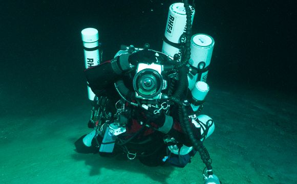 David Rhea scuba diving