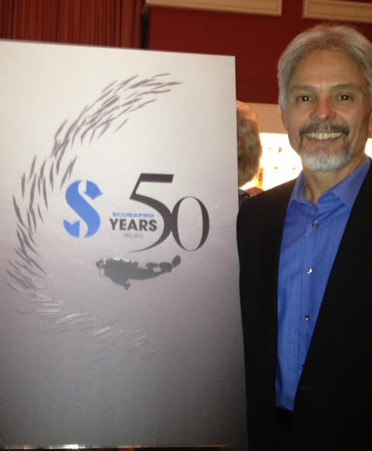 Global Dive Team Robert Quintana at SCUBAPRO 50th Anniversary