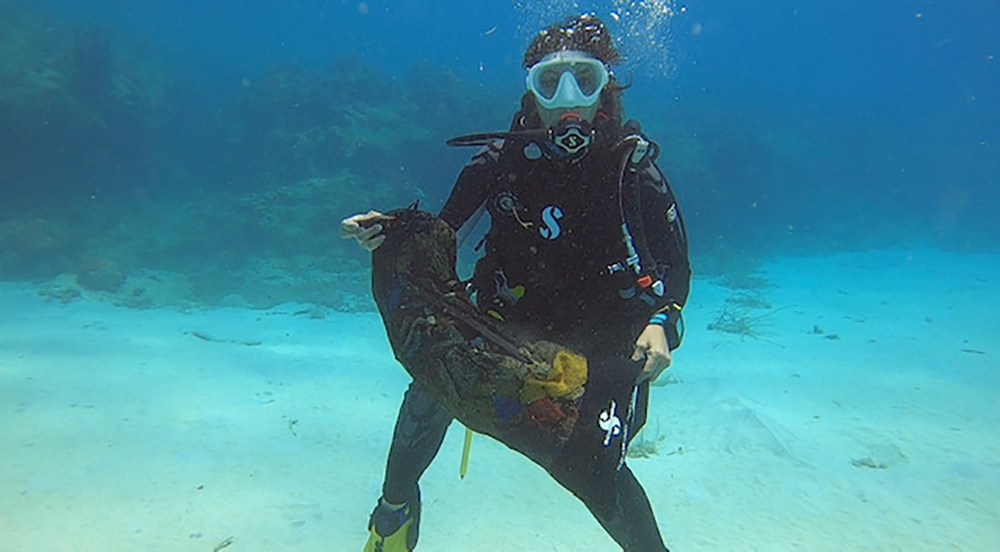 Dive Team member Sandra