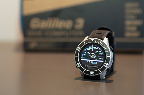Galileo 3 Diver Computer compass screen