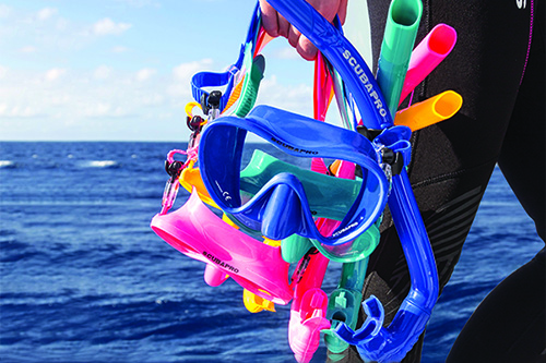 Apnea Snorkel range of colors